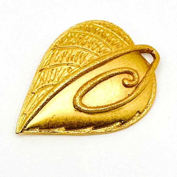 Vintage Liz Claiborne Stylized Leaf Brooch/Pin - Picture 3 of 7